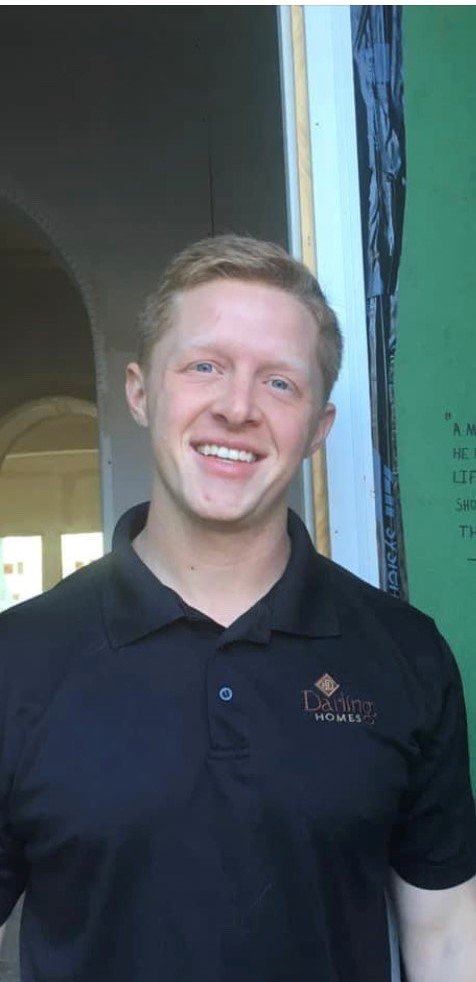 Dalton Patrick Rosser began working for Darling Homes in 2015 and worked hard to earn a promotion to construction manager. During his time with Darling, he helped build 127 homes in the Avalon at Riverstone and Avalon at Sienna Plantation subdivisions.